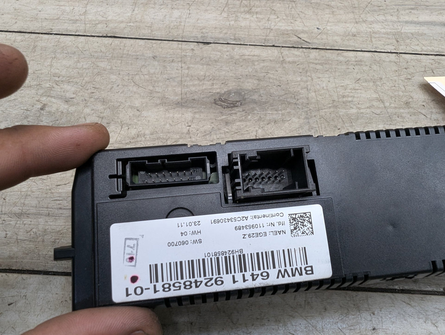 2011 BMW 328i E90 Front AC Heater Climate Control Switch 9248581