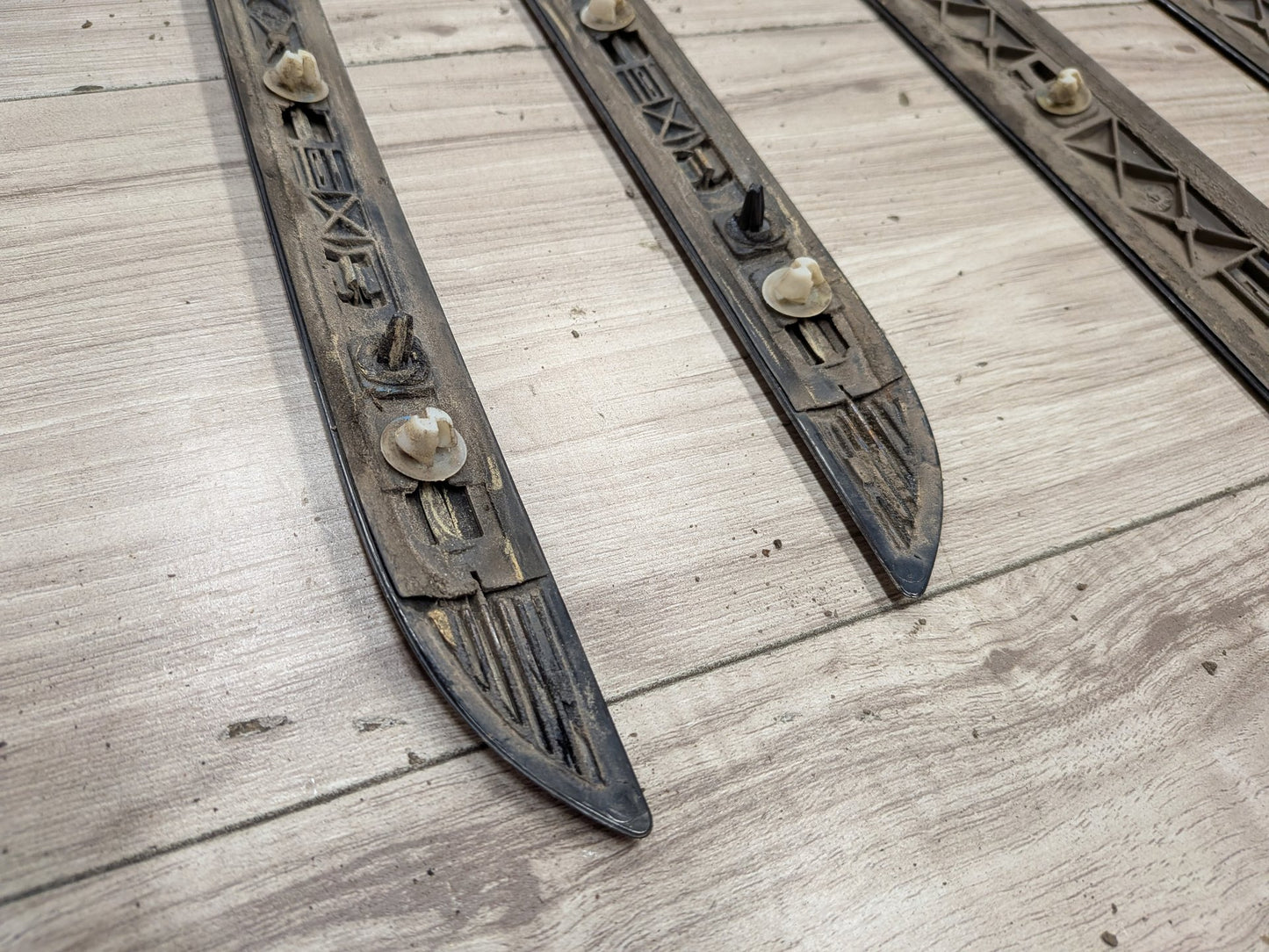 2016-2022 BMW 750i G12 Front Rear Left Right Exterior Door Trim Molding SET 7364351 OEM