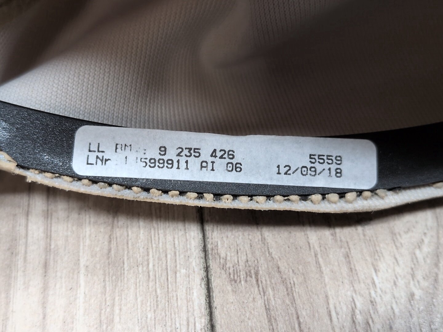 2014 - 2020 BMW 440i F36 Emergency Handle Brake Cover w/ Boot 9235426 B58B30M0