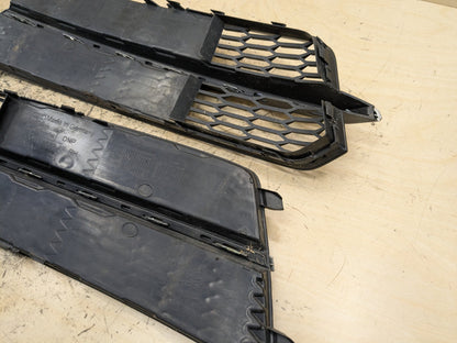 2012-2018 Audi A6 C7 Bumper Cover Grilles SET 4G0807682AF OEM