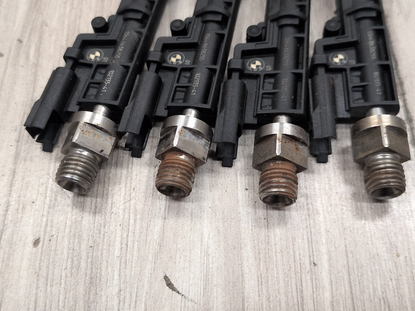 2016-2022 BMW G12 750i N63B44O2 Engine Motor Injector SET 8638255