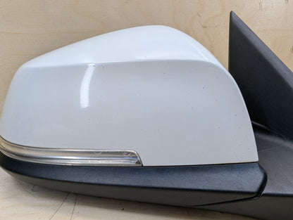 OEM BMW F30 328 330 335 340 Right Passenger Auto Dip Heated Side Mirror White 300