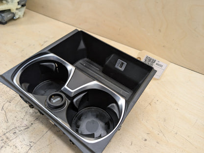 16-19 OEM BMW G11 G12 740 750 M760 Center Console Cup Holder USB Charging Port