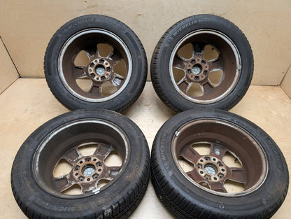 OEM BMW E36 Z3 2.8 3.0 E46 325Ci Wheels Rims 7JX16 ET:46 Star Spoke Style 55 SET