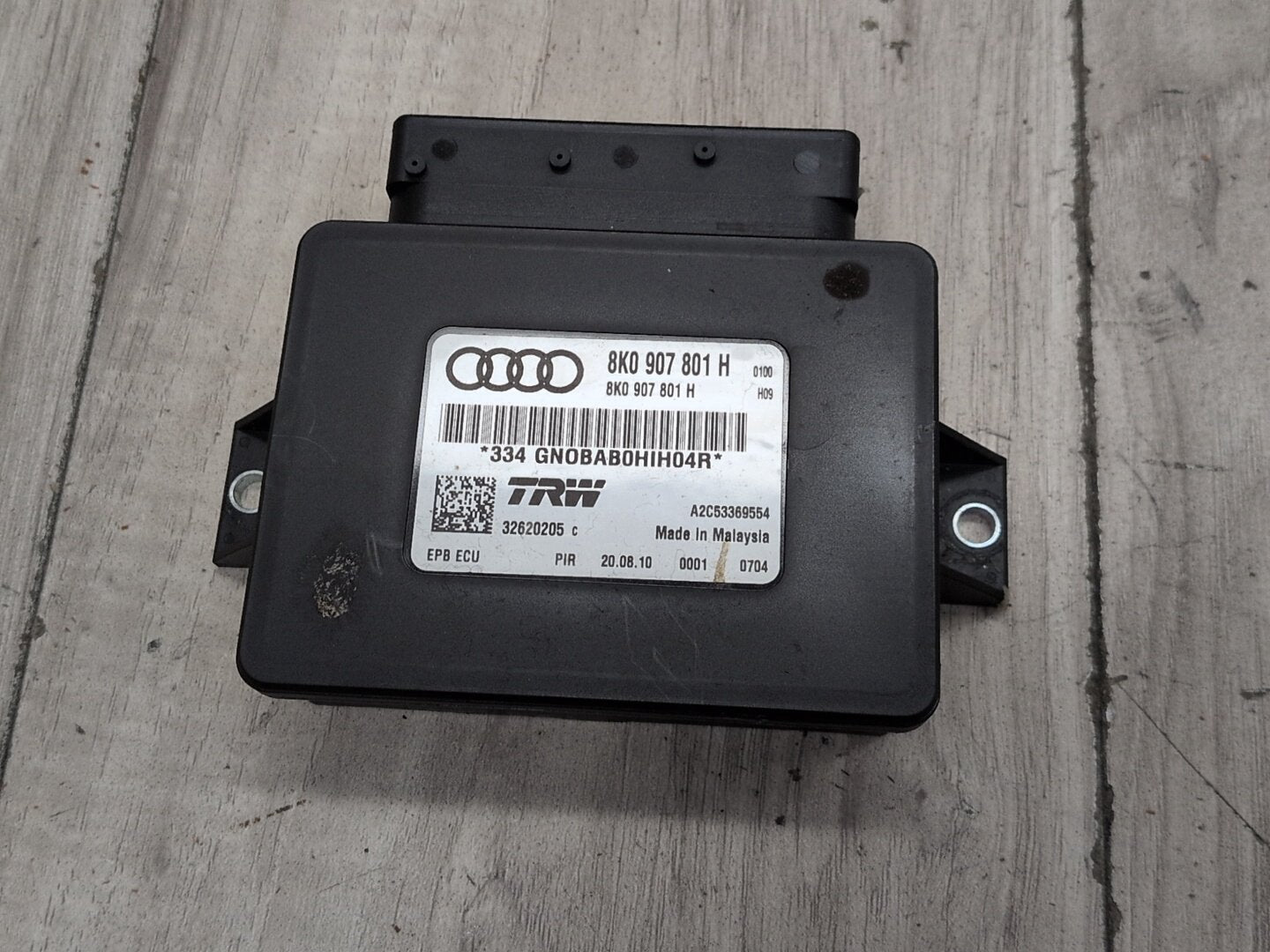 2010-2016 Audi S4 B8 Electric Emergency Parking Brake Module 8K0907801H OEM