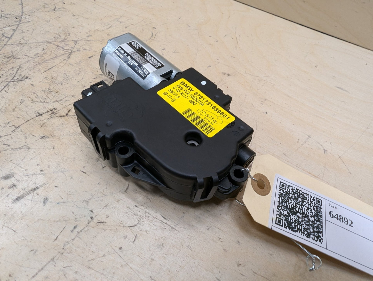OEM BMW MINI E84 F15 F25 F54 F55 F56 F60 Panoramic Sunroof Drive Motor Actuator