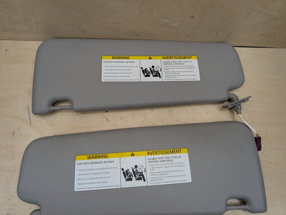 2006-2011 BMW 328i E90 Front Left Right Sun Visor SET 7252053