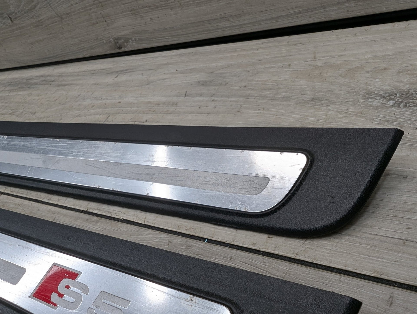 2008 - 2017 Audi S5 8T Front Left Right Scuff Plate Door Sill SET 8T0853374