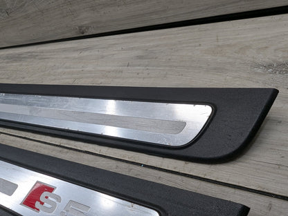 2008 - 2017 Audi S5 8T Front Left Right Scuff Plate Door Sill SET 8T0853374