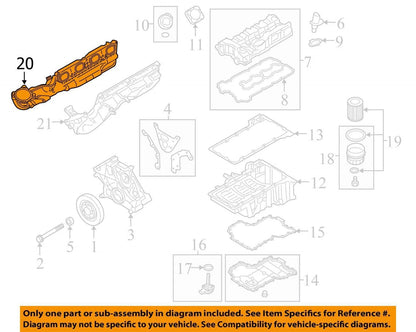 10-19 BMW 550 650 F10 F12 X5M X6M Passenger Side Engine S63 Intake Manifold 1-4
