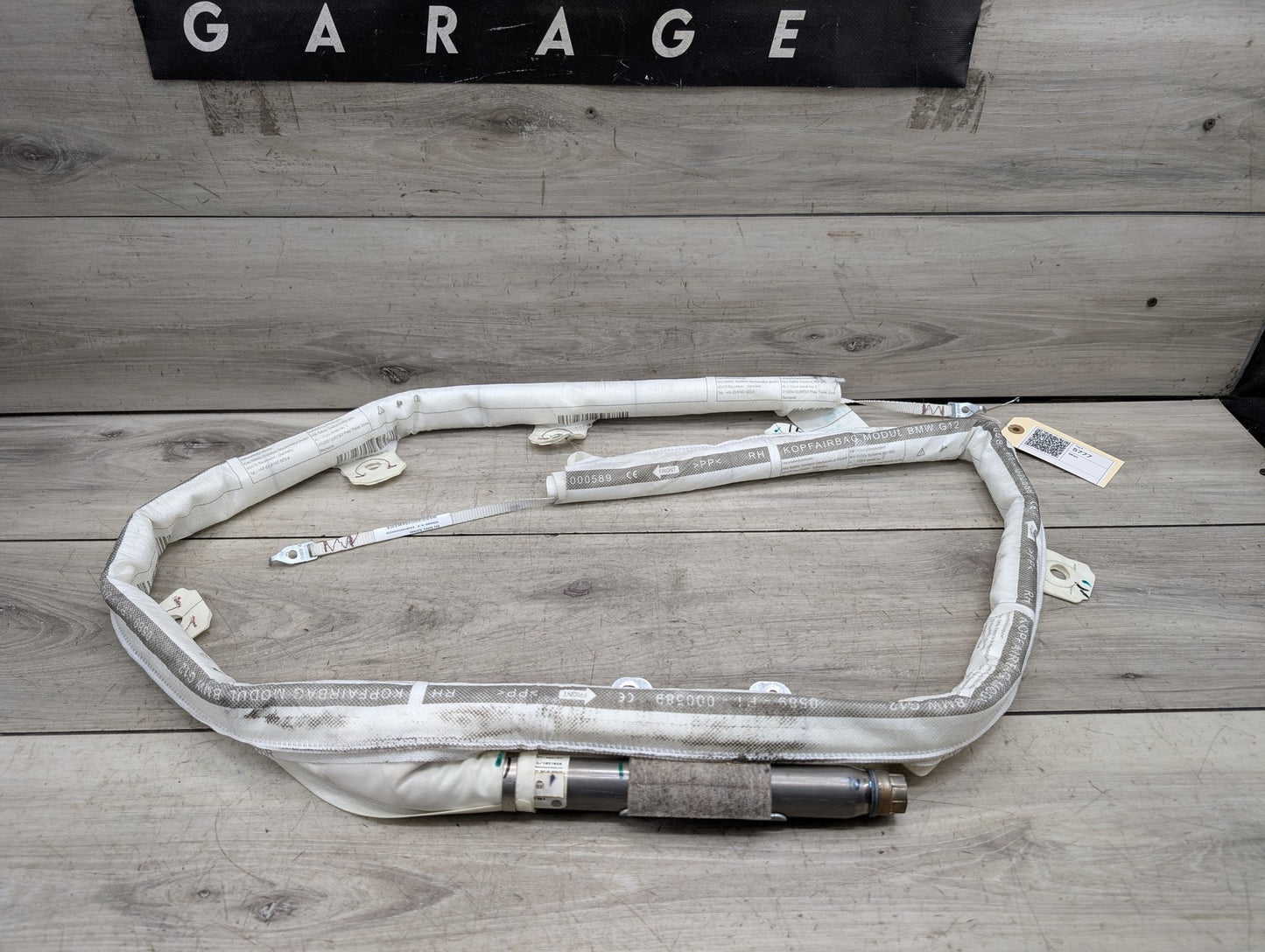 16-22 OEM BMW G12 740 750 M760 Right Passenger Roof Head Air Bag Airbag Curtain