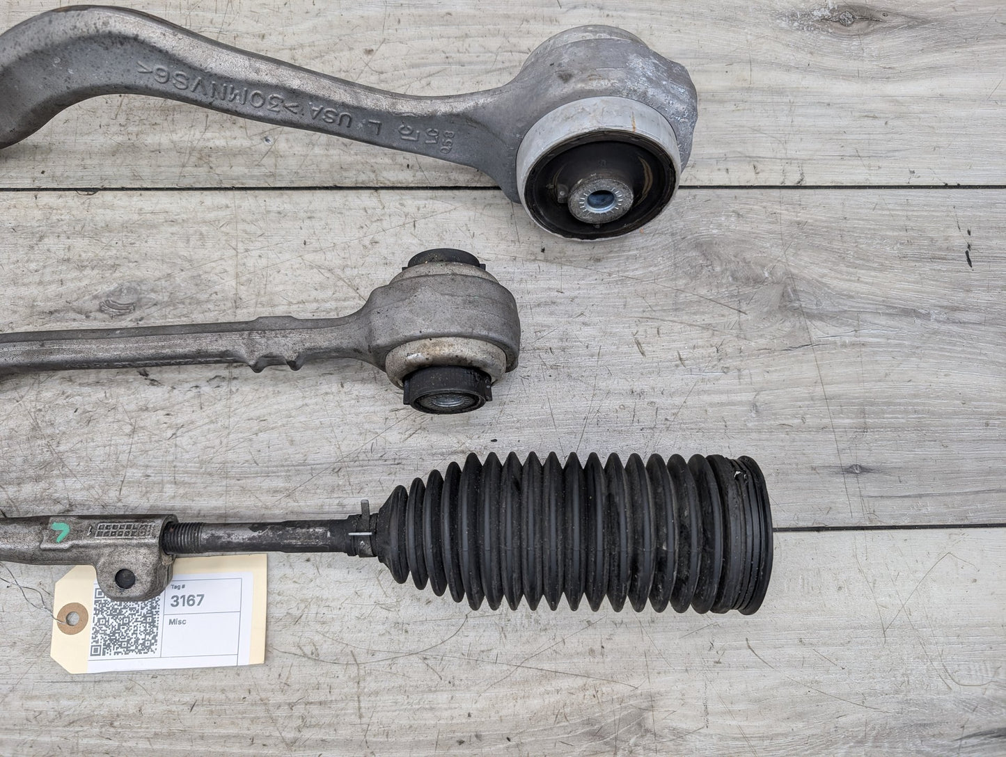 2018 - 2024 BMW X3 G01 Front Left Driver Control Arms w/ Tie Rod SET 8854989 B58B30O1