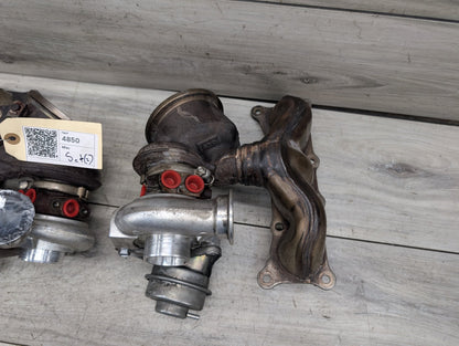 07-10 OEM BMW E90 E92 E93 335 Engine N54 PWG Turbo Turbochargers SET k