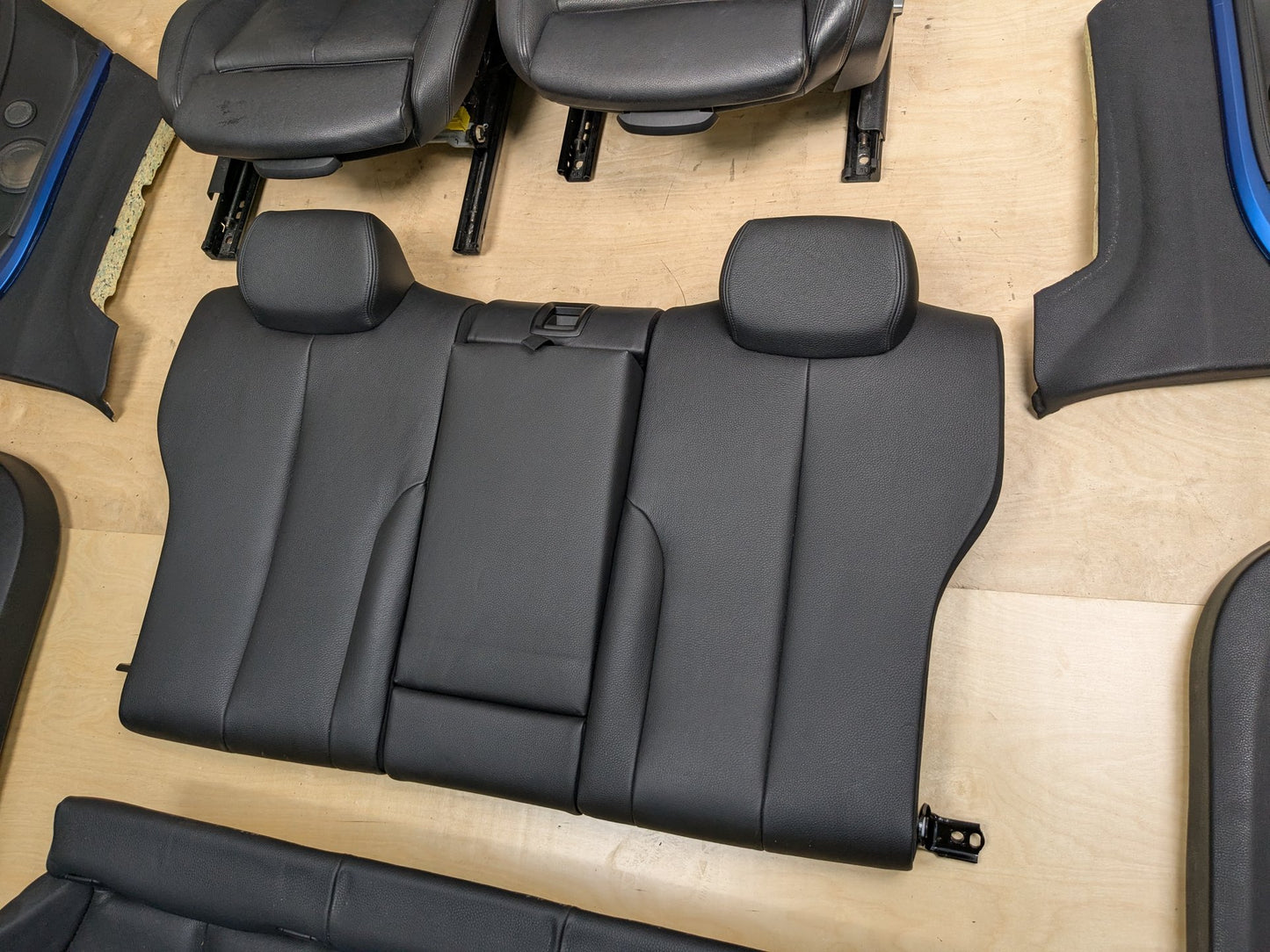 14-20 OEM BMW F32 428 430 435 440 M SPORT Black Front Rear Seats Door Panels SET