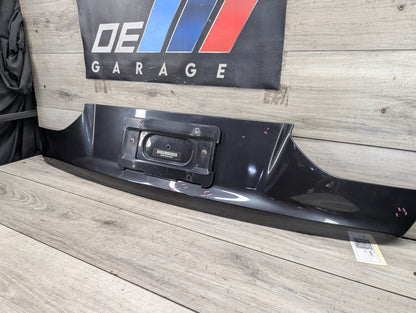 16-19 OEM BMW G12 740 750 Trunk Lid License Plate Lower Finish Panel