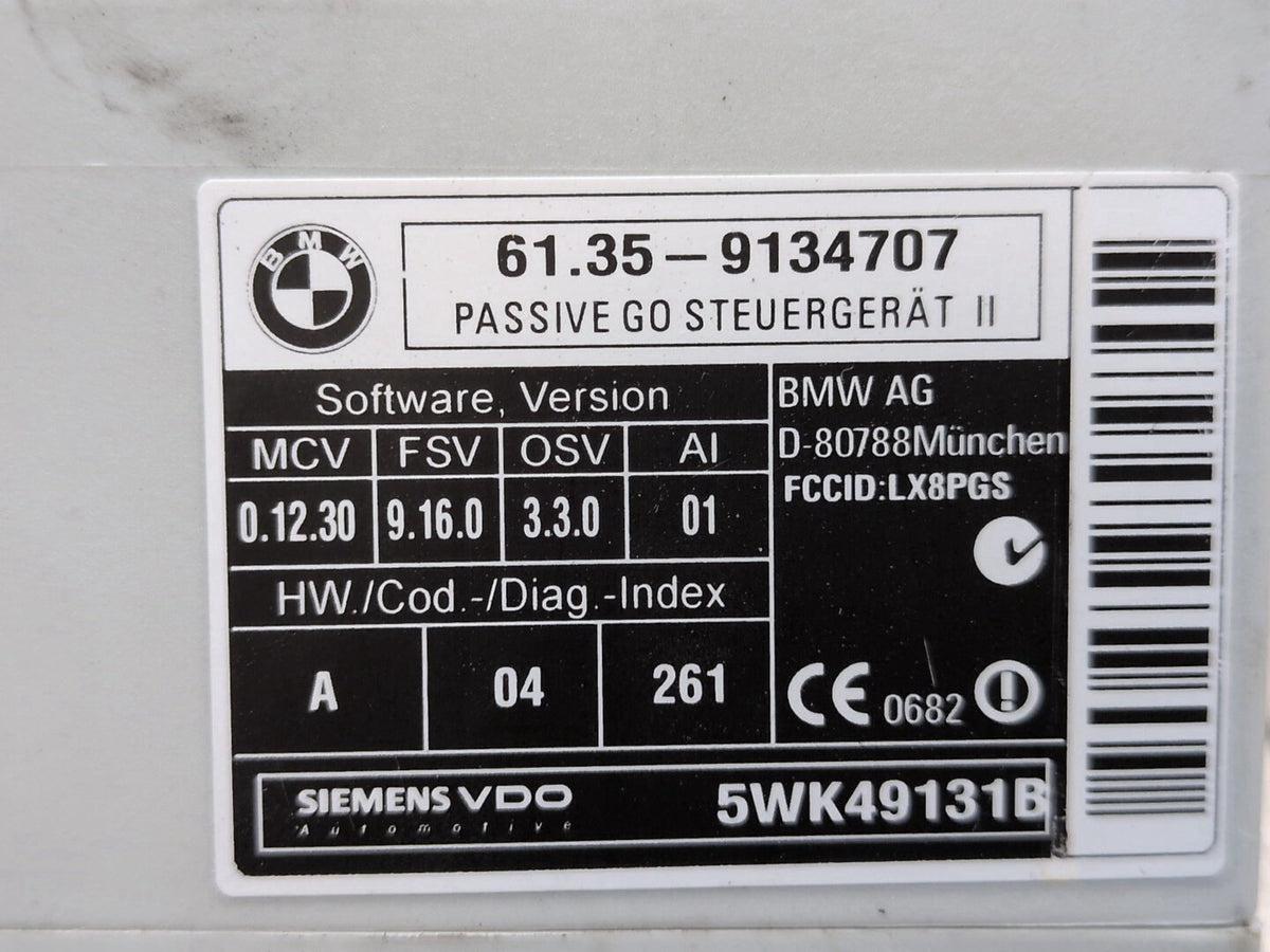 OEM BMW E60 E61 E63 E64 E70 E71 X5 X6 Keyless Entry Passive Go Control Module