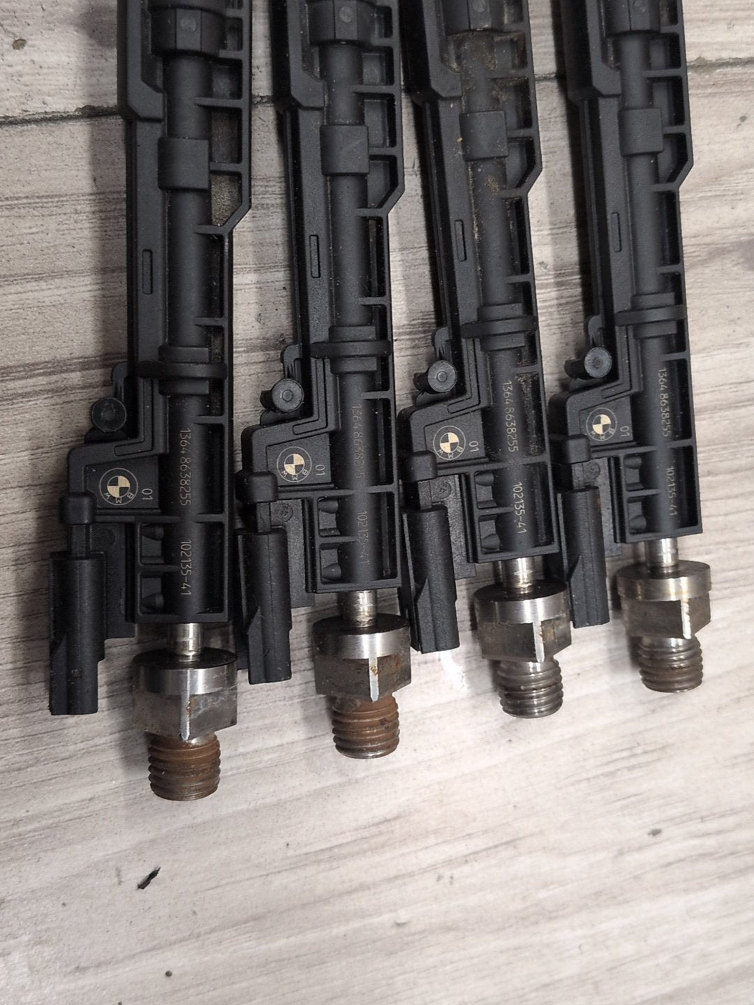 2016-2022 BMW G12 750i N63B44O2 Engine Motor Injector SET 8638255