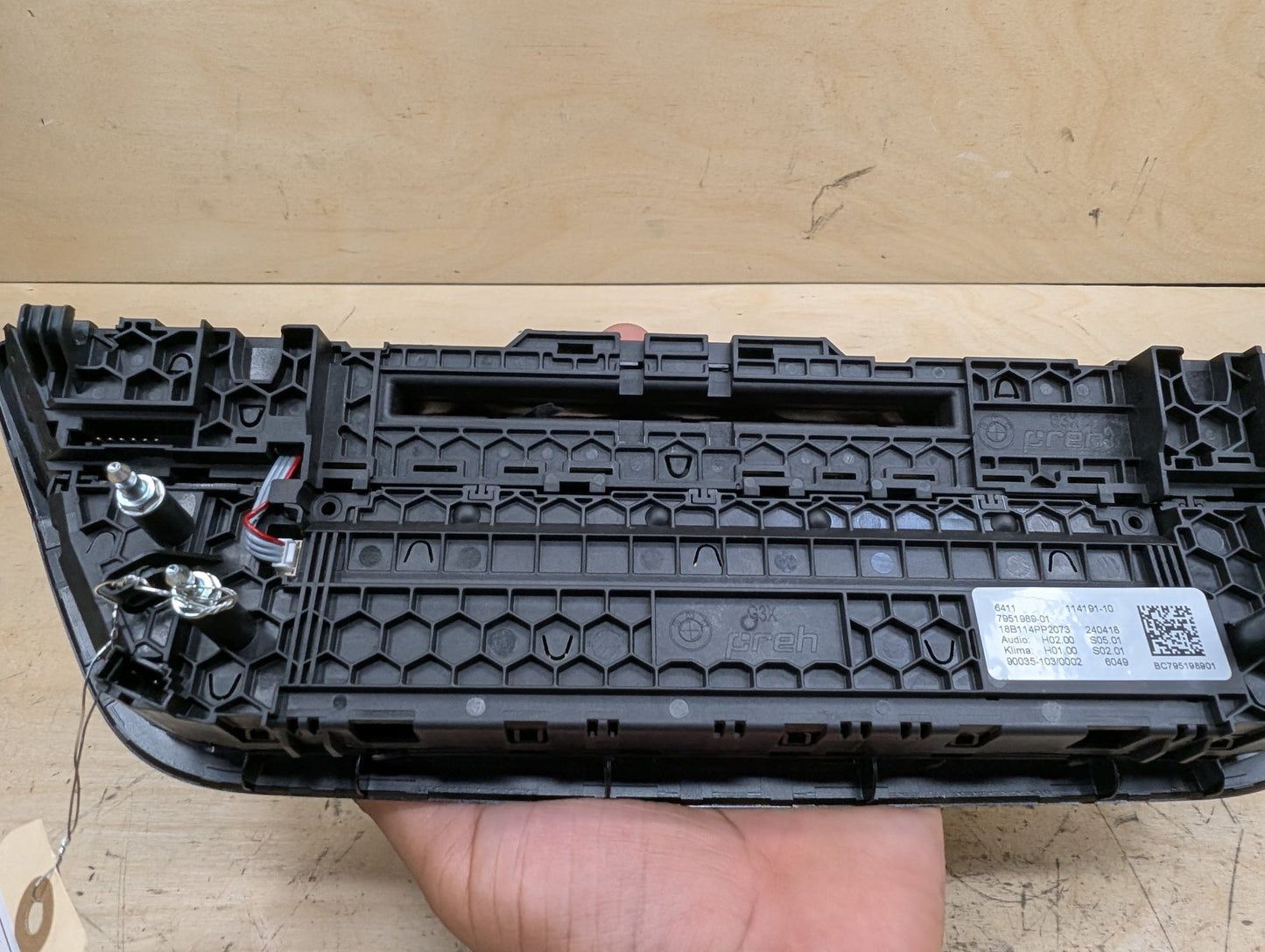 18-21 OEM BMW G01 F97 X3 X3M AC Climate Control Panel Radio Media Buttons