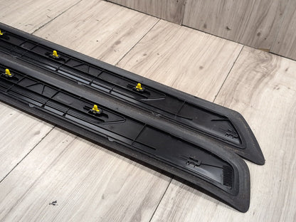 14-20 OEM BMW F32 M SPORT Front Left Right Scuff Plate Door Sill SET 7395028