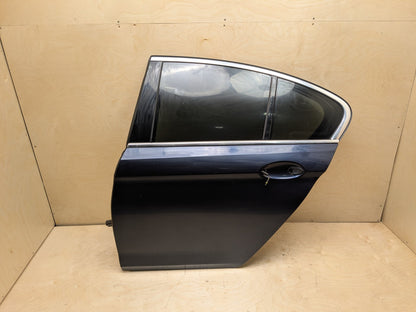 17-23 OEM BMW F90 G30 530 540 M550 M5 Rear Left Driver Door Shell Panel Blue A89