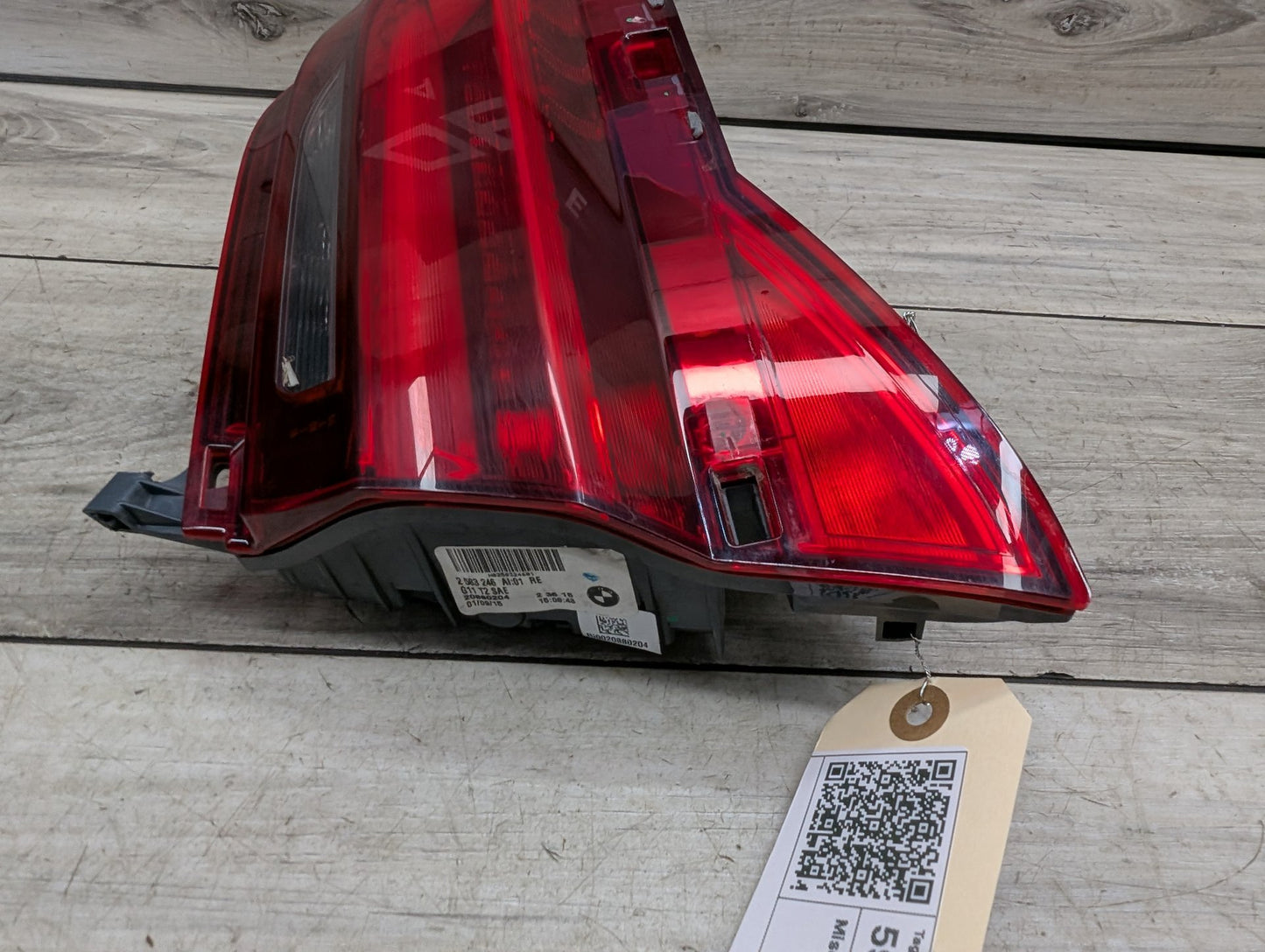 16-19 OEM BMW G11 G12 740 750 Rear Right Passenger Trunk Inner Stop Tail Light