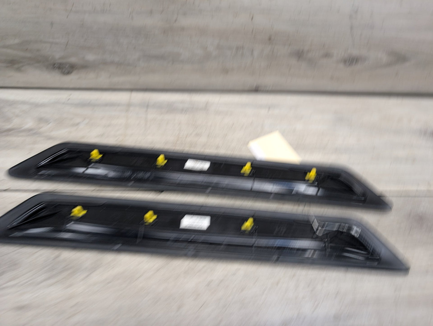 2012-2018 BMW 340i F30 Front Left Right Scuff Plate Door Sill SET 7410460