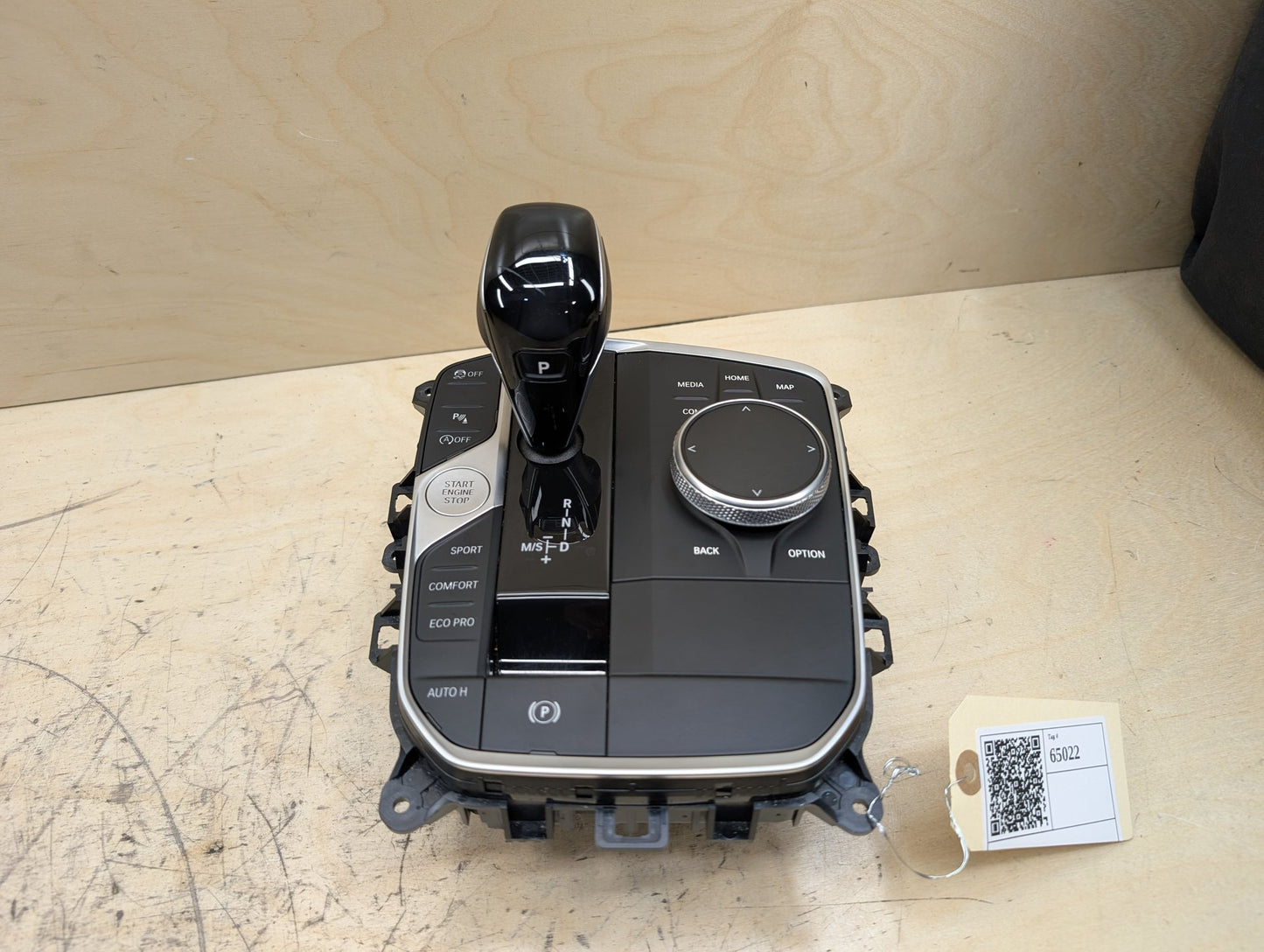 19-24 OEM BMW G20 330 Gear Selector Panel iDrive Controller w/ Shifter Knob
