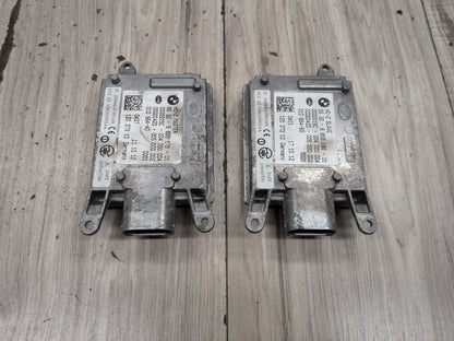 2011-2016 BMW M5 F10 Rear Blind Spot Lane Sensor Radar Module SET 6859179