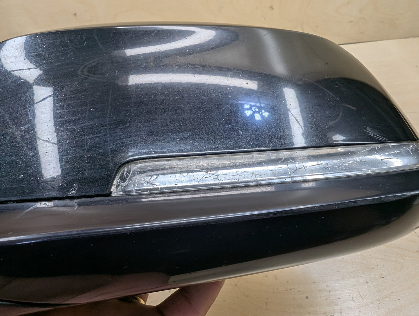 OEM BMW F30 328 330 335 340 Right Passenger Side Mirror Heated Dip SHADOW GLOSS