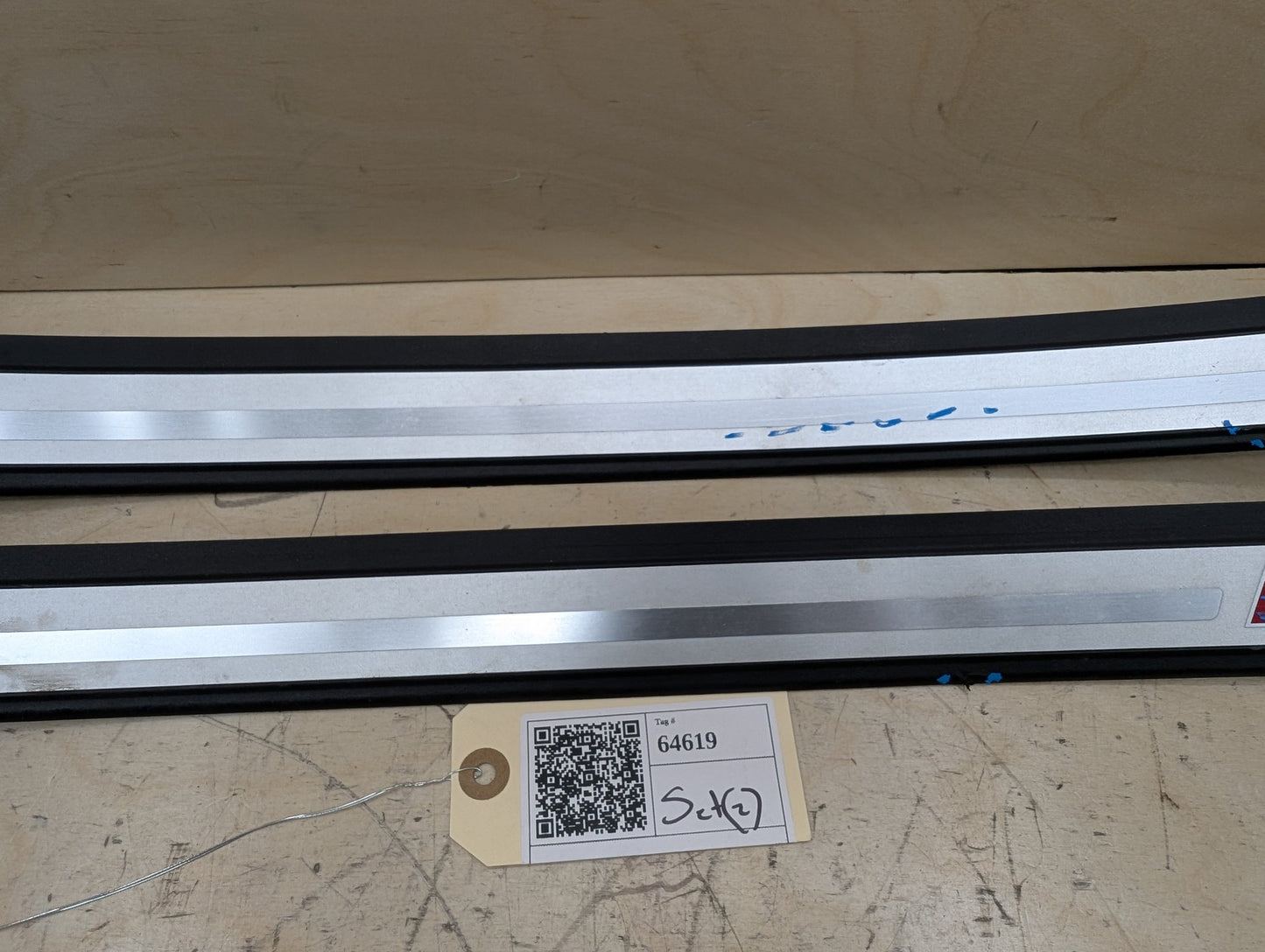 2011-2017 Audi RS5 8T Front Left Right Scuff Plate Door Sill SET 8T0853373