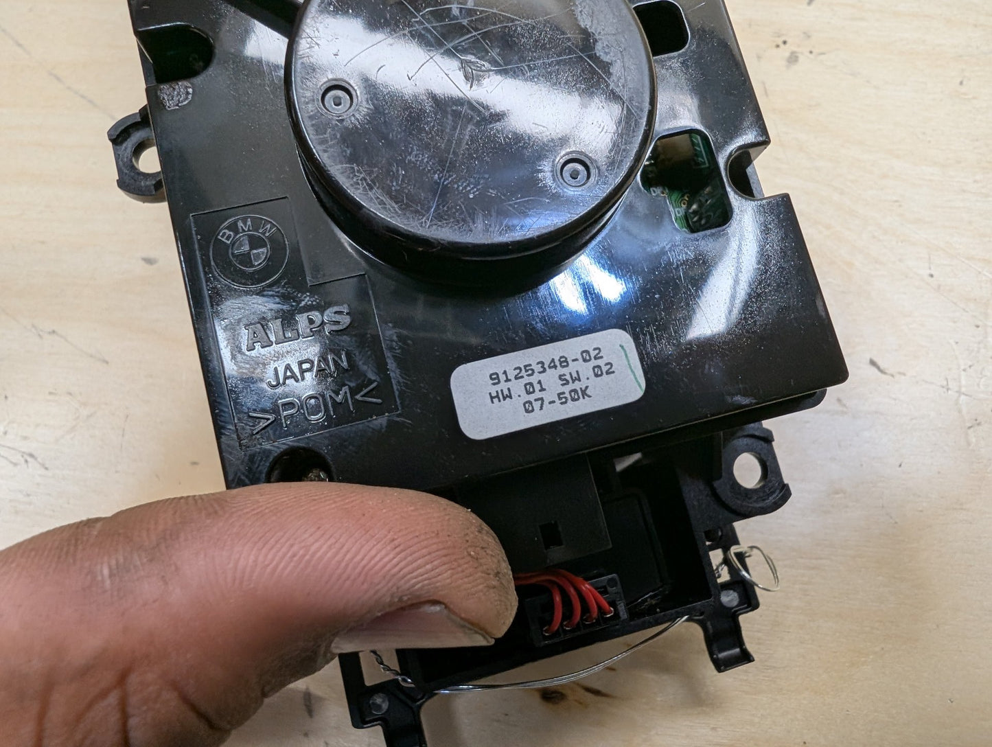 06-08 BMW OEM E88 E92 E93 335 M3 Navigation CCC Controller iDrive Knob