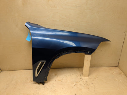 2019-2026 BMW X5 G05 Front Right Passenger Fender Panel Blue C1M