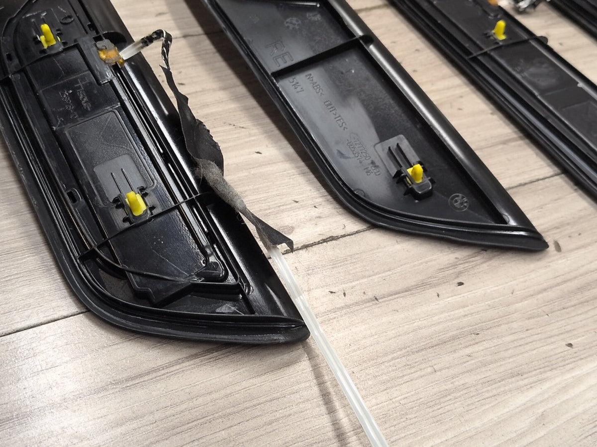 2012-2018 BMW M6 F06 Front Rear Left Right Scuff Plate Door Sill SET 7277249 OEM