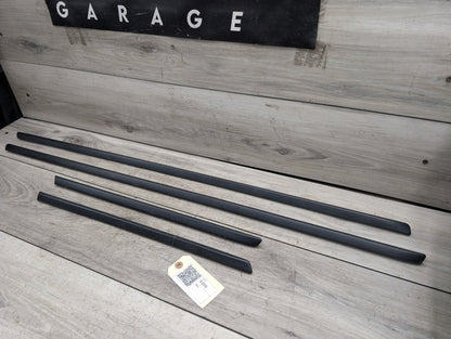 07-13 BMW X5 E70 Front Rear Left Right Exterior Door Trim Molding SET 7158533