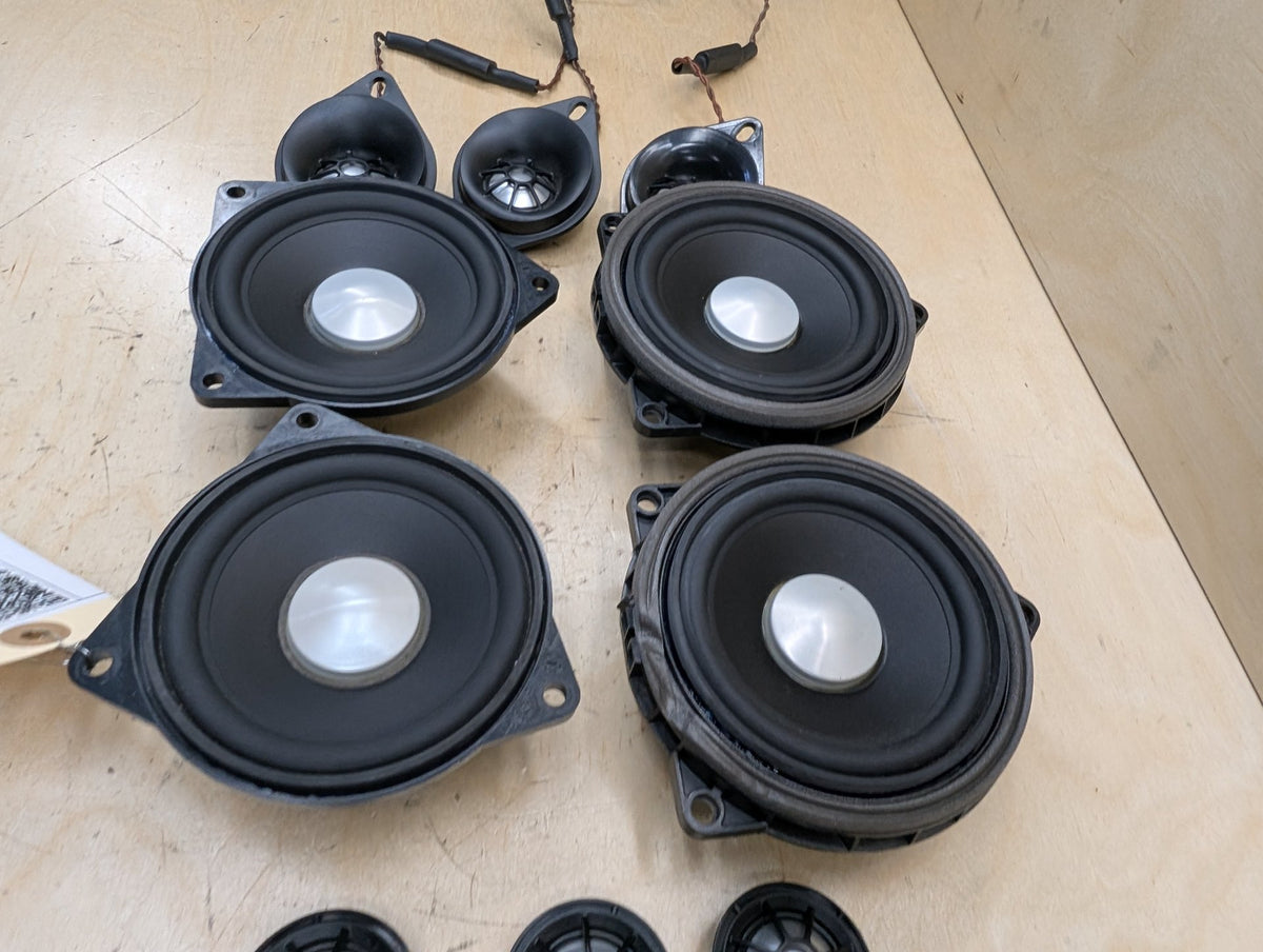 OEM BMW F30 F32 F82 M4 G12 Sound System Speaker HARMAN KARDON SET