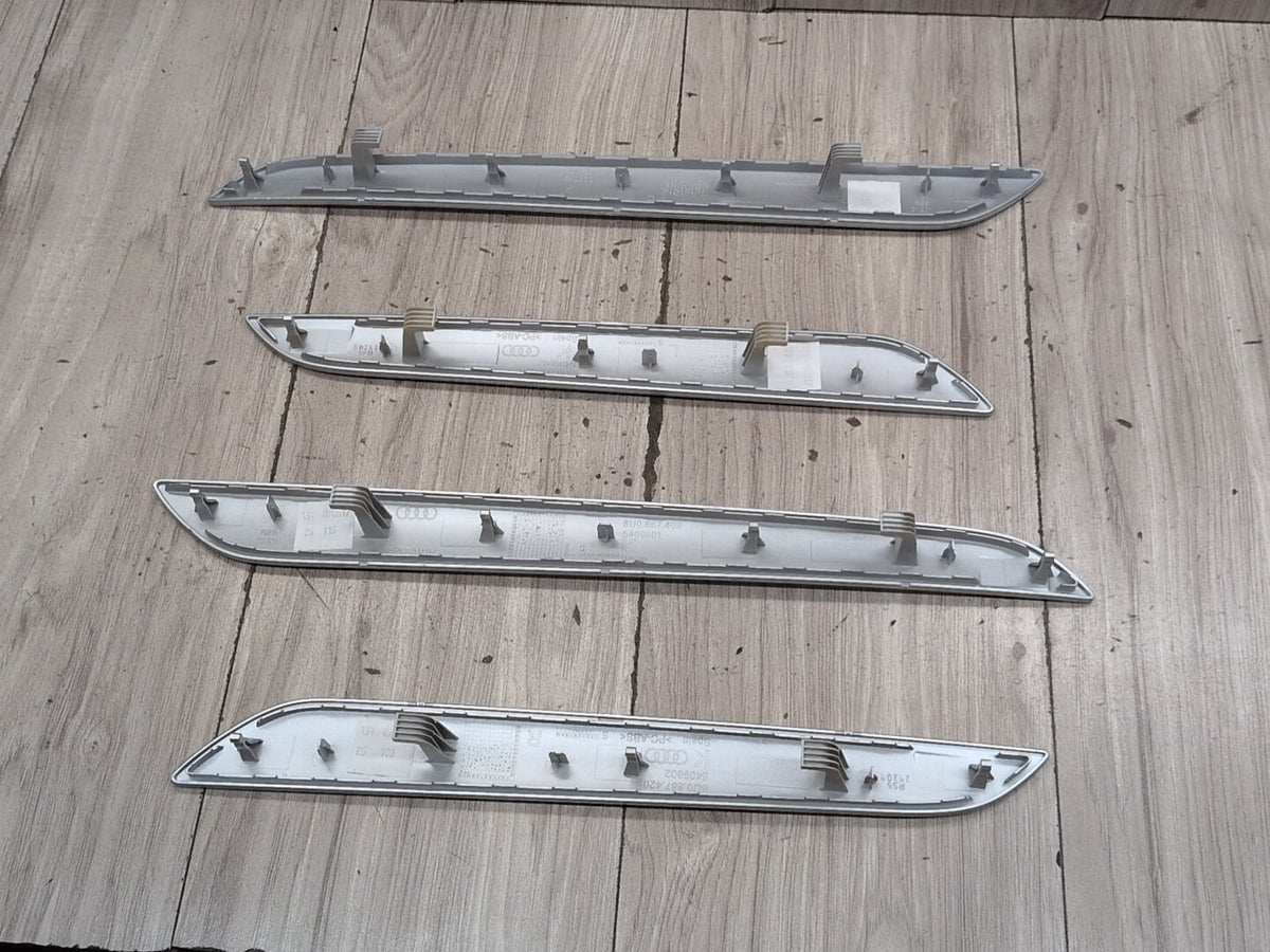 2015-2018 Audi Q3 8U Front Rear Left Right Interior Door Trim Molding SET
