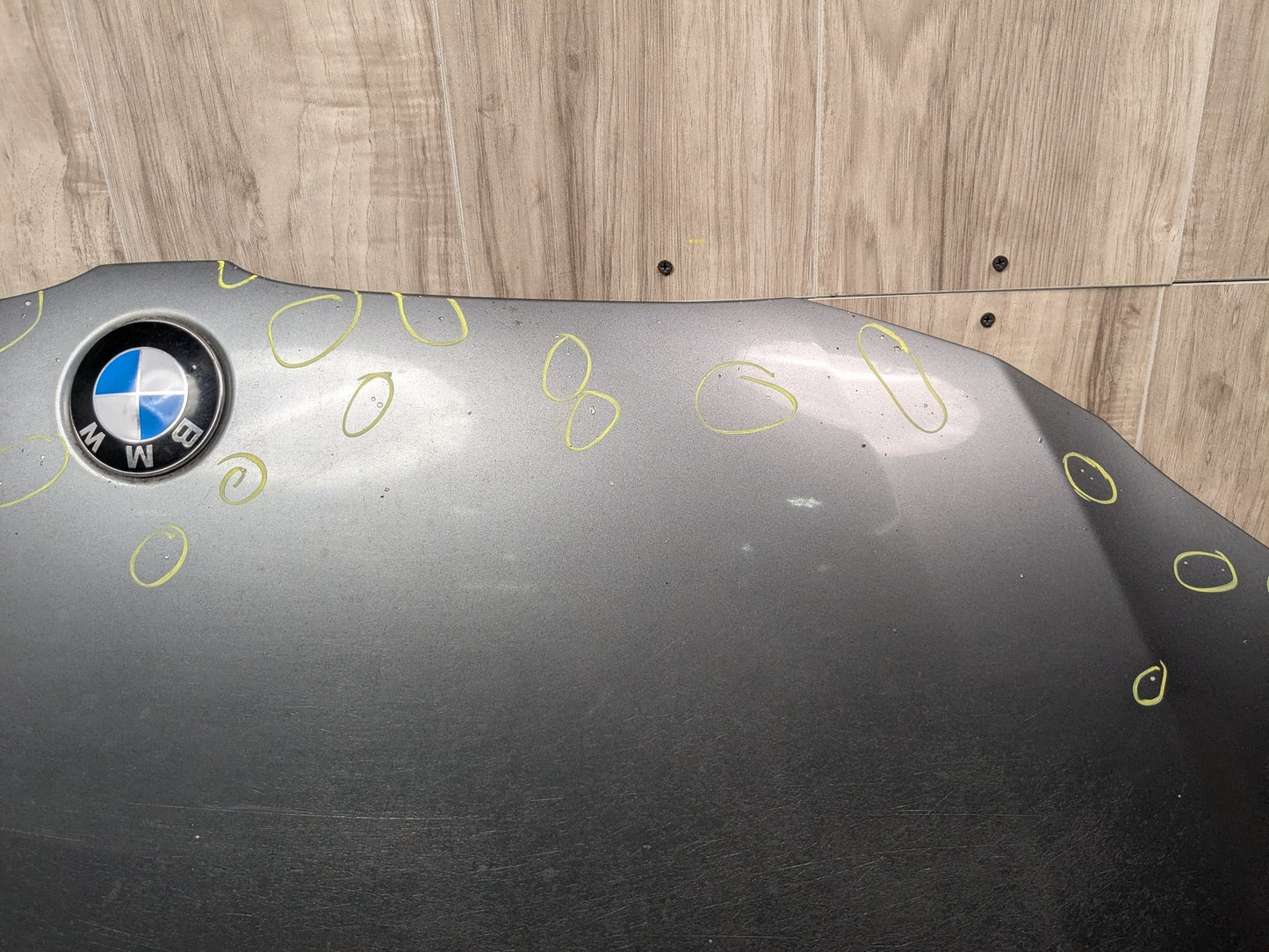 04-10 BMW E60 Hood Bonnet Shell Panel Grey A52