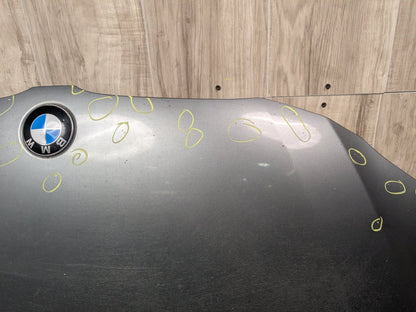 04-10 BMW E60 Hood Bonnet Shell Panel Grey A52