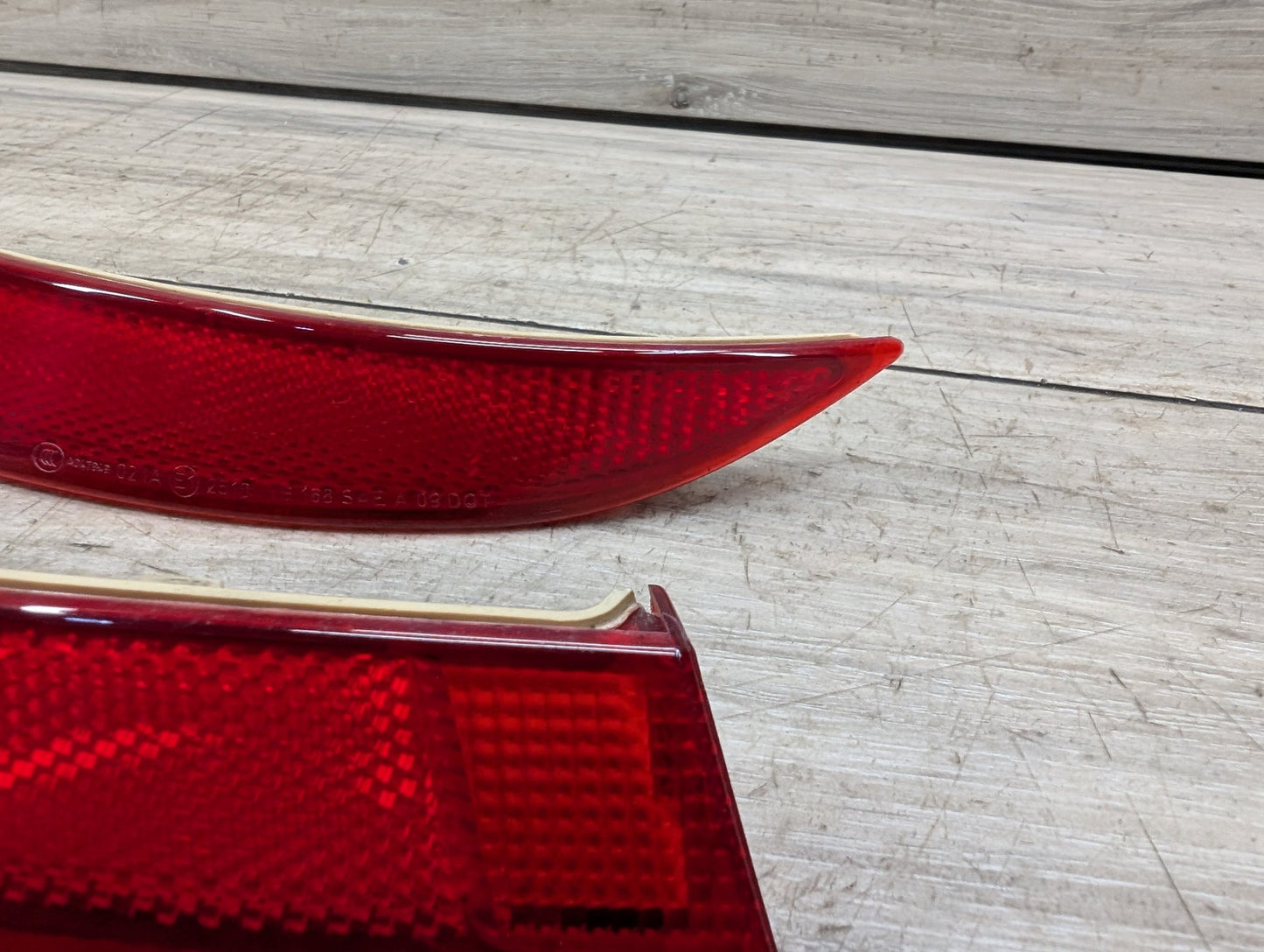 2007-2013 BMW X5 E70 Rear Left Right Bumper Reflectors SET 7240997