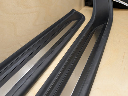 2007-2013 BMW 335i E93 Front Left Right Scuff Plate Door Sill SET 7178597