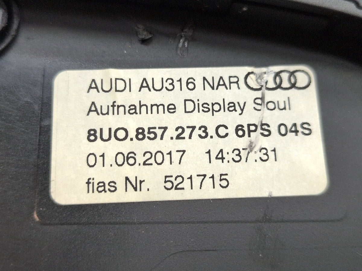2015-2018 Audi Q3 8U Monitor Display Screen 8U0857273C OEM