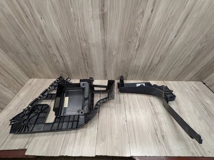 14-18 OEM BMW F85 X5M REAR Left Driver Side Bumper Bracket Guide Support Mount