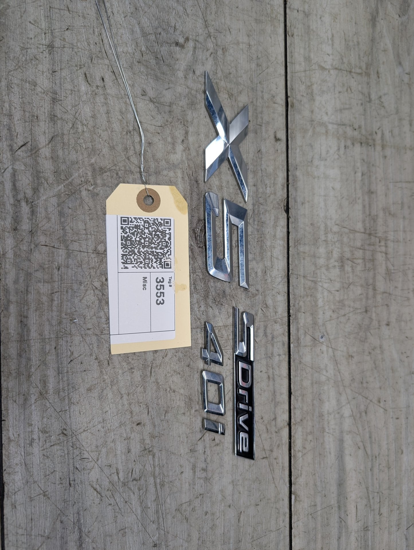 2019-2026 BMW X5 G05 Emblem Badge Symbol Logo SET 7424395