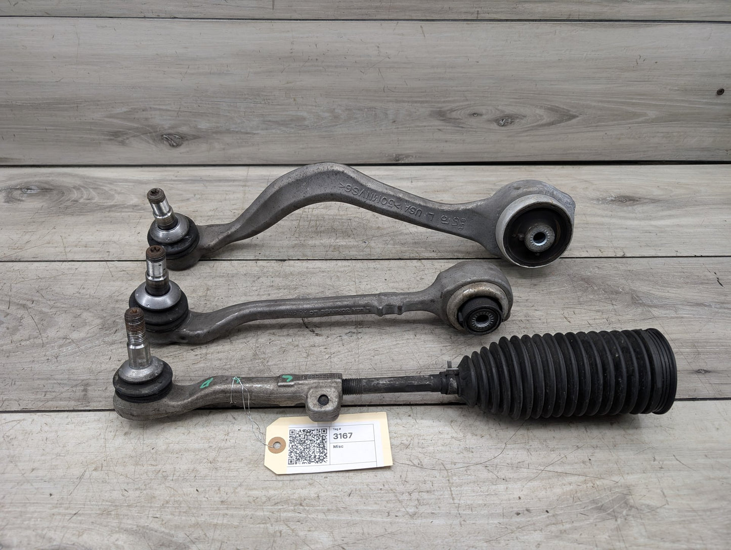 2018 - 2024 BMW X3 G01 Front Left Driver Control Arms w/ Tie Rod SET 8854989 B58B30O1