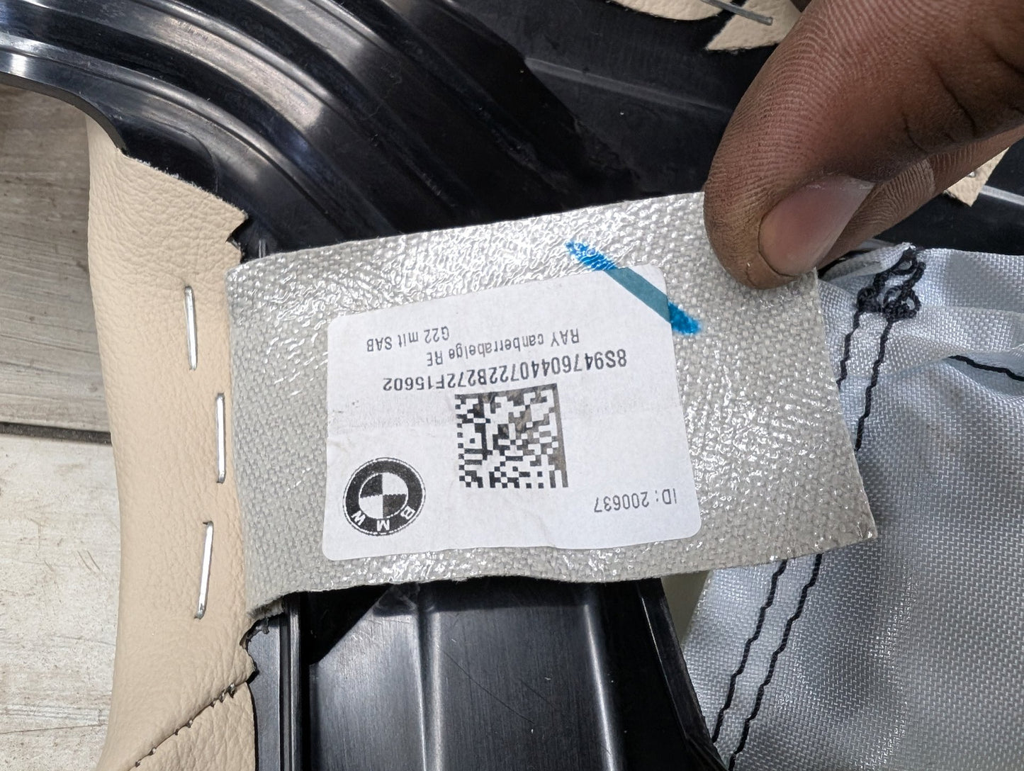 2021-2026 BMW 430i G22- Rear Right Passenger Bolster Airbag Air Bag PN: 9476044