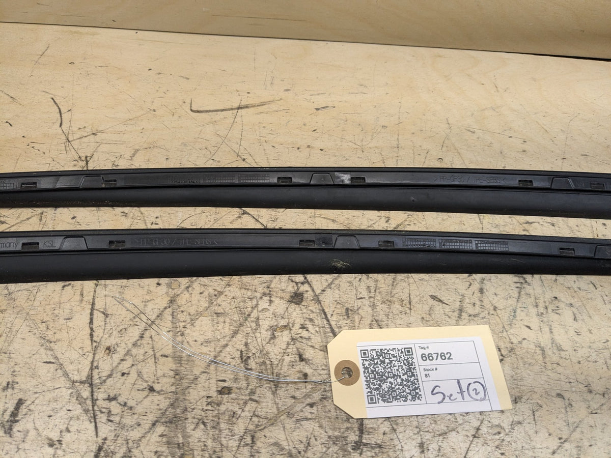 2012-2018 Audi A6 C7 Windshield Drip Trim Molding SET 4G0854326B OEM