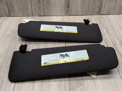 OEM BMW F01 F02 Left Right Driver Passenger Sunvisors PAIR Black