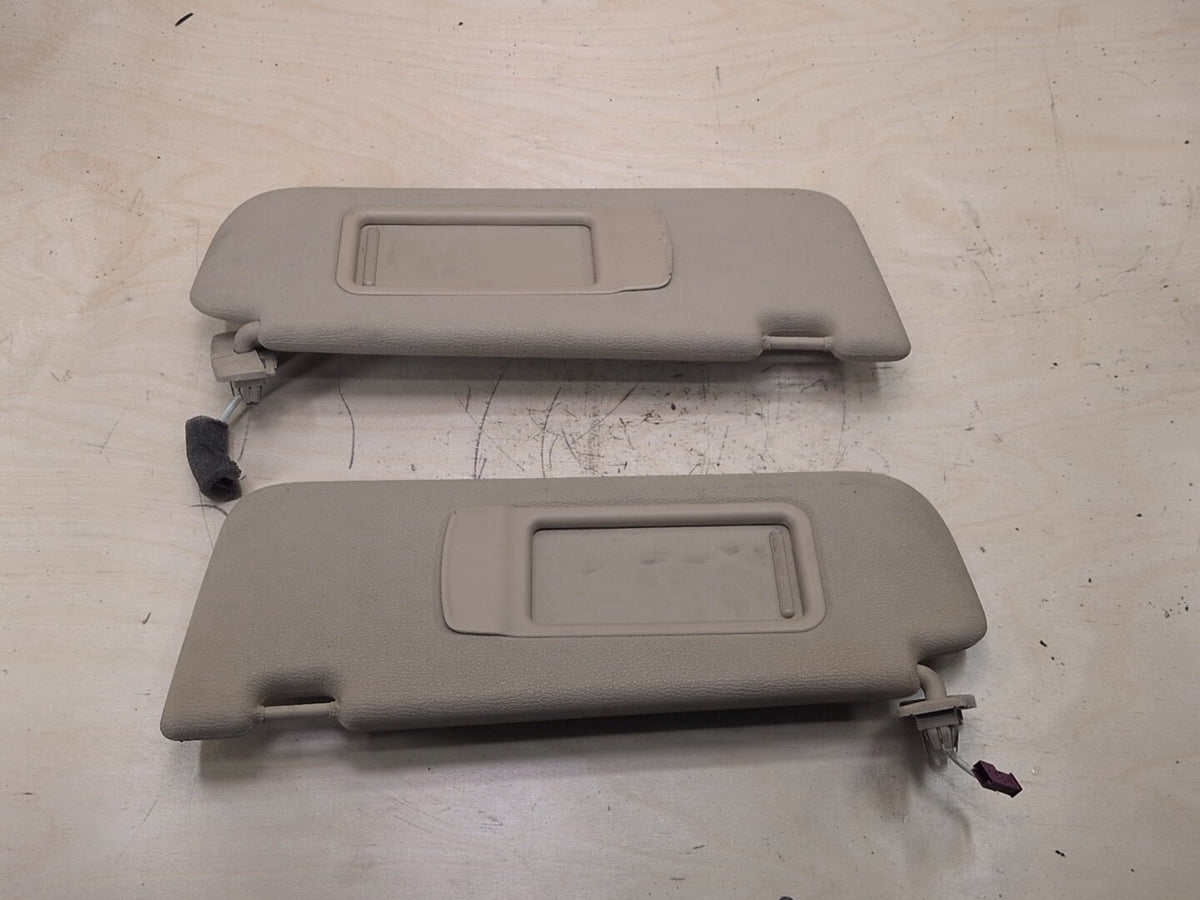 2011-2016 BMW X3 F25 Front Left Right Sun Visor SET 7263571 OEM