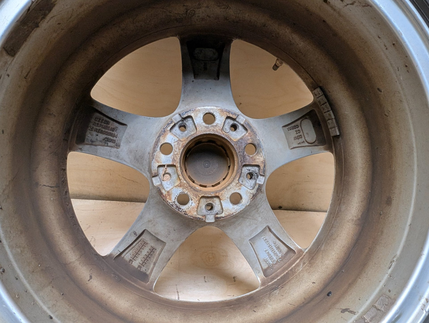 OEM BMW F30 F32 F33 F36 328 335 428 Wheel Rim 17x7.5 ET:37 Star Spoke Style 393