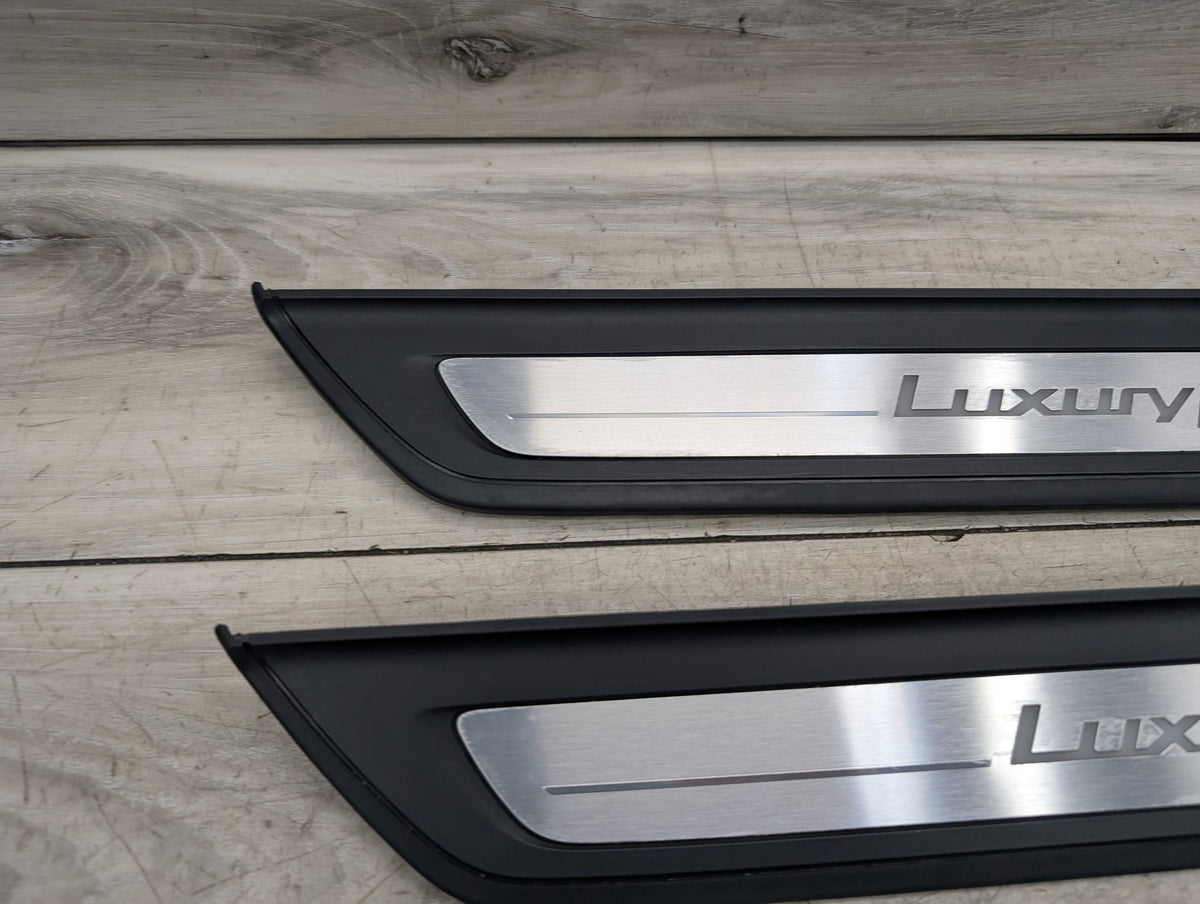 2017-2023 BMW 530i G30 Front Rear Left Right Scuff Plate Door Sill SET 7405773 OEM